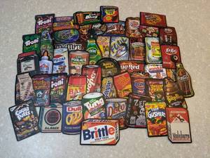 lot 427 image: 48 Total Brand New Funny Food Stickers P