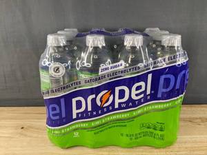 lot 171 image: 12 Pack Gatorade Propel Fitness Water 16.9oz. Kiwi Strawberry N