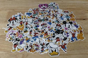 lot 58L image: 50 New Disney Mickey Mouse Stickers N