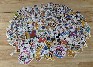 lot 8L image: 100 New Disney Mickey Mouse & Friends Stickers N