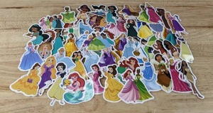 lot 69L image: 50 New Disney Princess Stickers N