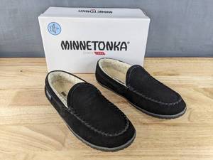 lot 182 image: Mens Minnetonka Tilden Size 10M Black N
