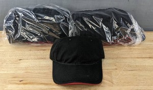 lot 351 image: 24 Brand New Advantage Series Ltd. BlackRed Hats OSFM A