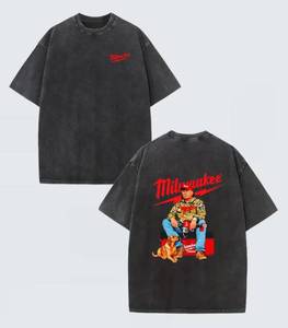 lot 47L image: Brand New Milwaukee Donald Trump 47 Black Graphic T-Shirt - Mens XL I