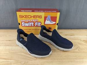 lot 49D image: Mens Skechers Equalizer 4.0 Navy Shoes Size 9.5 N