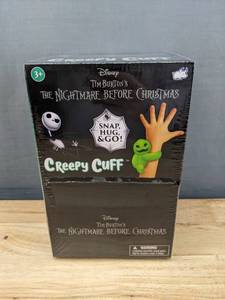 lot 6 image: Brand New Disney Tim Burtons The Nightmare Before Christmas Retail Display with 12 Creepy Cuffs - 8 Characters $119.99 Retail N