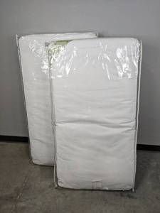 lot 89D image: Lot of 2 Kolcraft Pure Sleep Therapeutic 150 CribToddler Mattresses N