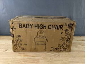 lot 352 image: Brand New Baby High Chair Blue and White B
