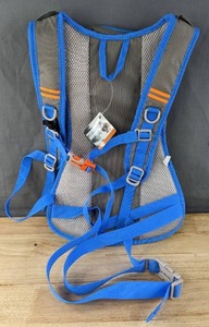 lot 204 image: Brand New Path and Stream Hydration Pack Gray and Blue Holds 2 Liters D