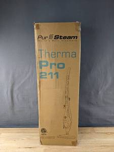 lot 74D image: New PurSteam Therma Pro 211 Steam Mop, Floor Steamer Blue and White B