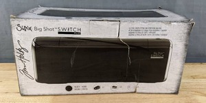 lot 5 image: New Sizzix Big Shot Switch Plus Electric Die Cutting & Embossing Machine by Tim Holtz Black $270 Retail I