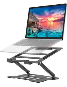 lot 854 image: Brand New Klsniiur Laptop Table Stand Lightweight Stand Carbon Steel B
