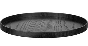 lot 864 image: New XKXKKE Round Solid Wood Serving Tray Extra Large 15 inch $37.99 Retail B