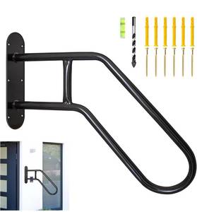 lot 875 image: New Wall Mount Handrails for Outdoor Steps B