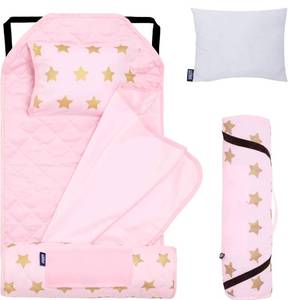 lot 190A image: New Wildkin Modern Nap Mat with Reusable Pillow for Boys & Girls $44.95 Retail B