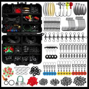 lot 18L image: Brand New Stainless Steel and Lead Fishing Lure Kit N