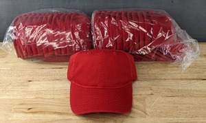 lot 341 image: 24 Brand New Advantage Series Ltd. Red Hats OSFM A