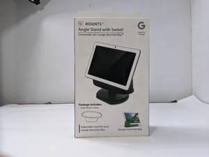 lot 903 image: Wasserstein Adjustable Stand for Google Nest Hub Max (Charcoal) J