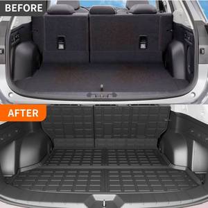 lot 158 image: New Powoq Trunk Mat and Backrest Mat Compatible with 2019-2025 Subaru Forester Black $99.99 Retail B