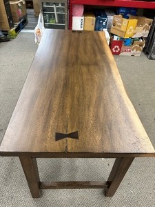 lot 11 image: Pike & Main 54 Live Edge Writing Desk