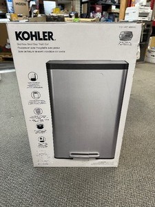 lot 70 image: New Kohler 47L Stainless Steel Step Trash Can