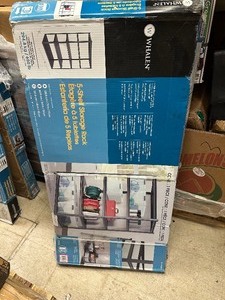 lot 84 image: Whalen 5-Shelf Heavy Duty Steel Shelving Unit, 48 W x 24 D x 72 H, Black