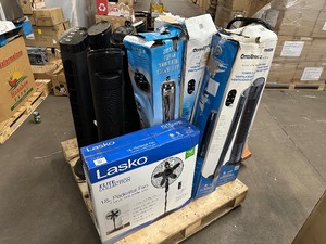lot 150 image: Pallet of 11 House Fans by Omnibreeze and Lasko, Open Box Customer Returns Have Not Been Tested