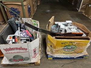 lot 151 image: 2 Pallets of Customer Returns Including Kohler Shower Heads, Sharper Image Massagers & More - Mix of Untested Customer Returns  Damaged  Missing Parts