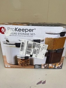 lot 56 image: ProKeeper 6-piece Bakers Storage Set - Like New One  1 of them is damaged