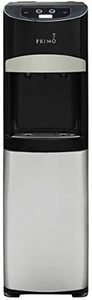 lot 18 image: New Primo Electronic Control Black & Stainless Steel Bottom Load Water Cooler - With Hot  Cold Water