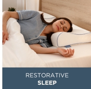 lot 91 image: Serenity by Tempur-Pedic Contour Memory Foam Pillow