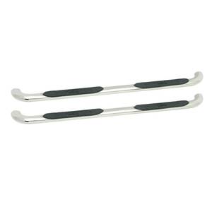 lot 134 image: Westin 21-1680 Platinum Polished Oval Step Bar 4 inch Fits 1999 - 2013 Silverado  Sierra 1500 & 2001 - 2014 Silverado  Sierra 2500 & 3500 Extended Cab