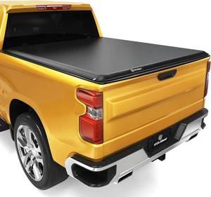 lot 135 image: YITAMOTOR Soft Roll Up Truck Bed Tonneau Cover Compatible with 2019-2025 Chevy Silverado GMC Sierra 1500 New Body Style, Fleetside 5.8 ft Bed