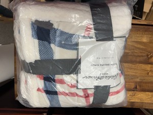 lot 201 image: New Eddie Bauer Plush Throw Blanket - Super Soft