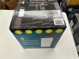 lot 212 image: 4 New Solar Powered Accent Lights