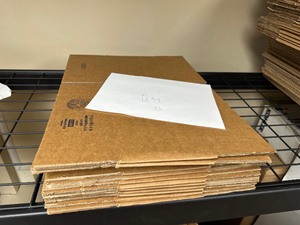 lot 245 image: Qty 13 New Uline Multi Depth Shipping Boxes 11 X 8 34 X 6