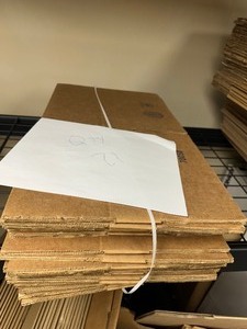 lot 246 image: Qty 21 New Uline Shipping Boxes 12 X 10 X 2