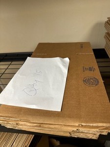 lot 249 image: Qty 15 New Uline Shipping Boxes 14 X 6 X 6