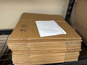 lot 250 image: Qty 24 New Uline Shipping Boxes 12 X 10 X 10