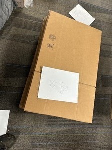 lot 257 image: Qty 35 New Uline Shipping Boxes 20 X 10 X 8