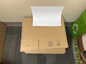 lot 284 image: Qty 28 New Uline Shipping Boxes 10 X 6 X 6            AKA Corrugated Freight Containers