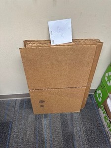 lot 292 image: Qty 9 New Uline Shipping Boxes 15 X 15 X 4            AKA Corrugated Freight Containers