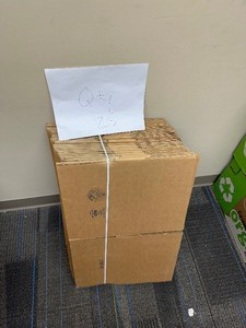 lot 294 image: Qty 25 New Uline Shipping Boxes 12 X 12 X 3            AKA Corrugated Freight Containers