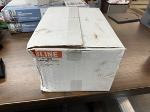lot 299 image: New 6 Pack Uline Pallet Racking  Shelving Base Protectors  9 Yellow Plastic Part H-4078