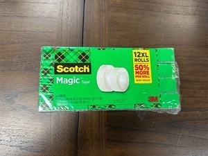 lot 314 image: 12 New Rolls of Scotch Magic Tape