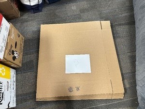 lot 332 image: Qty 5 New Uline Shipping Boxes 30 X 5 X 24