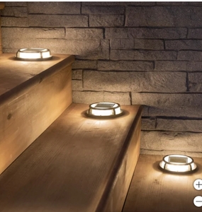 lot 104 image: 4 New 4-Packs (16 Total Lights) of Solar LED Multi-Surface Pathway Lights, 360-Degree Lighting