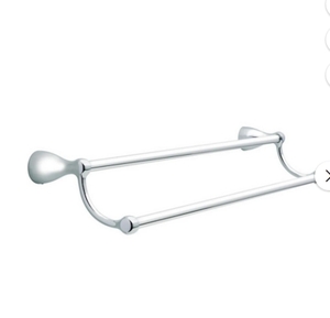 lot 176 image: 4 New Delta Foundations 24 Stainless Steel Double Towel Bars