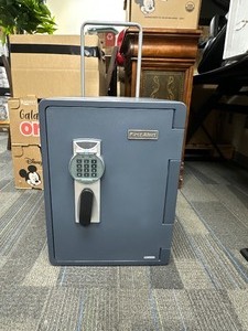 lot 1 image: Large First Alert 2.14 cu. ft. Digital Ready-Seal Waterproof Fire Resistant Safe Model 2096DF-BD