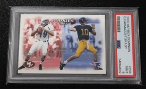lot 1 image: 2000 Skybox Dominion Tom Brady #234 Rookie Card PSA 9